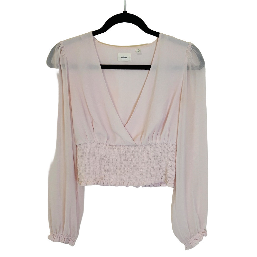 Wilfred Artizia Pale Pink Blouse Medium - Picture 3 of 8